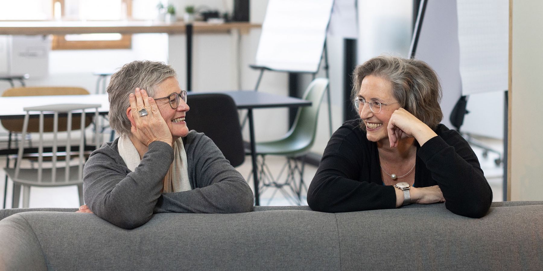 Businessfoto von zwei Coaches